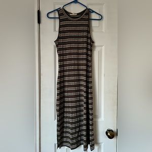 Striped midi summer dress SIZE MD